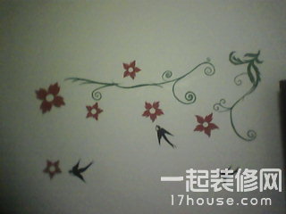 个性十足的墙体手绘画